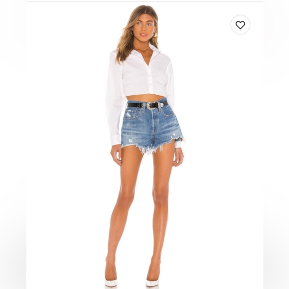 Levi’s 501 Original Short in Athens Mid Short - Picture 4 of 12